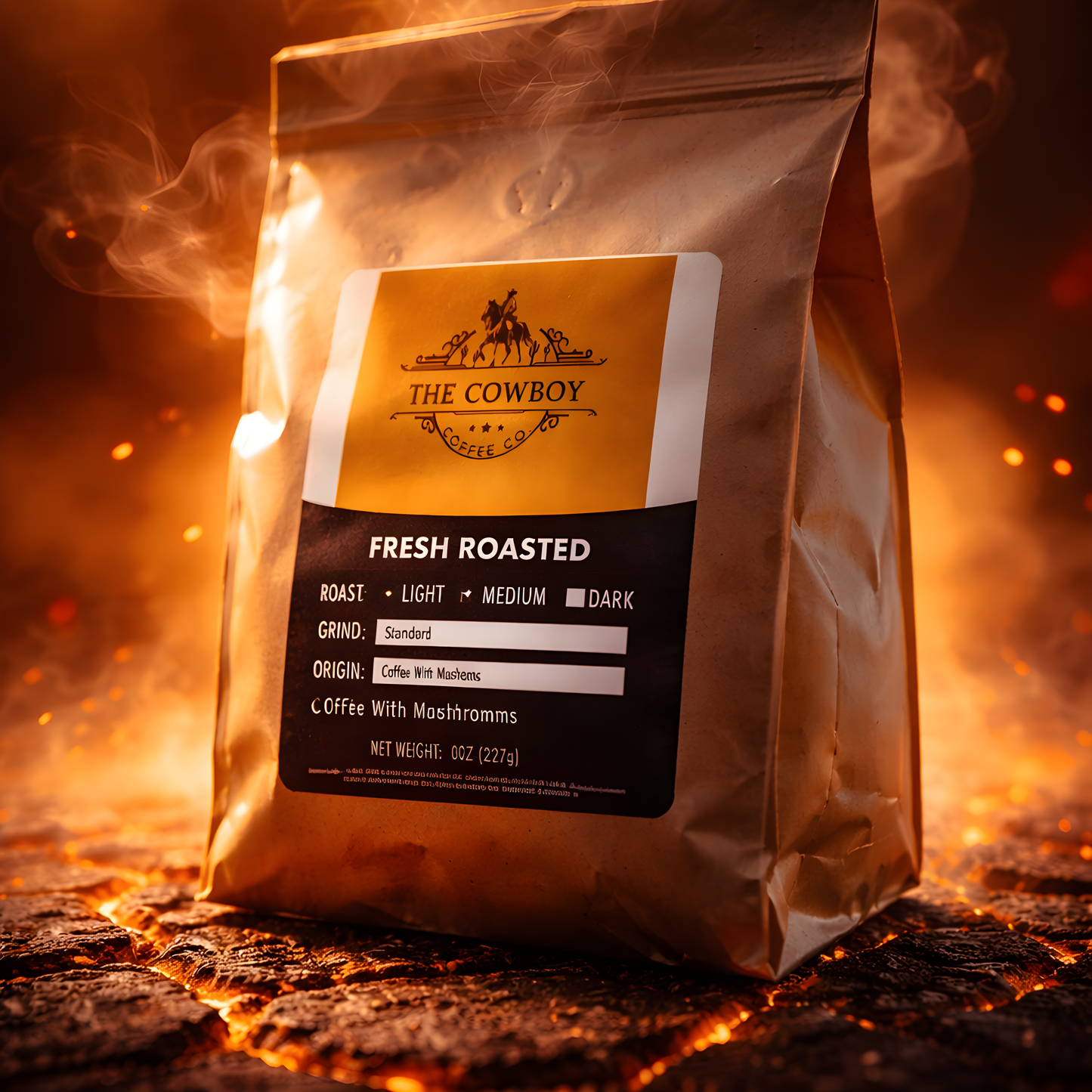 Lone Masa Coffee with Mushrooms