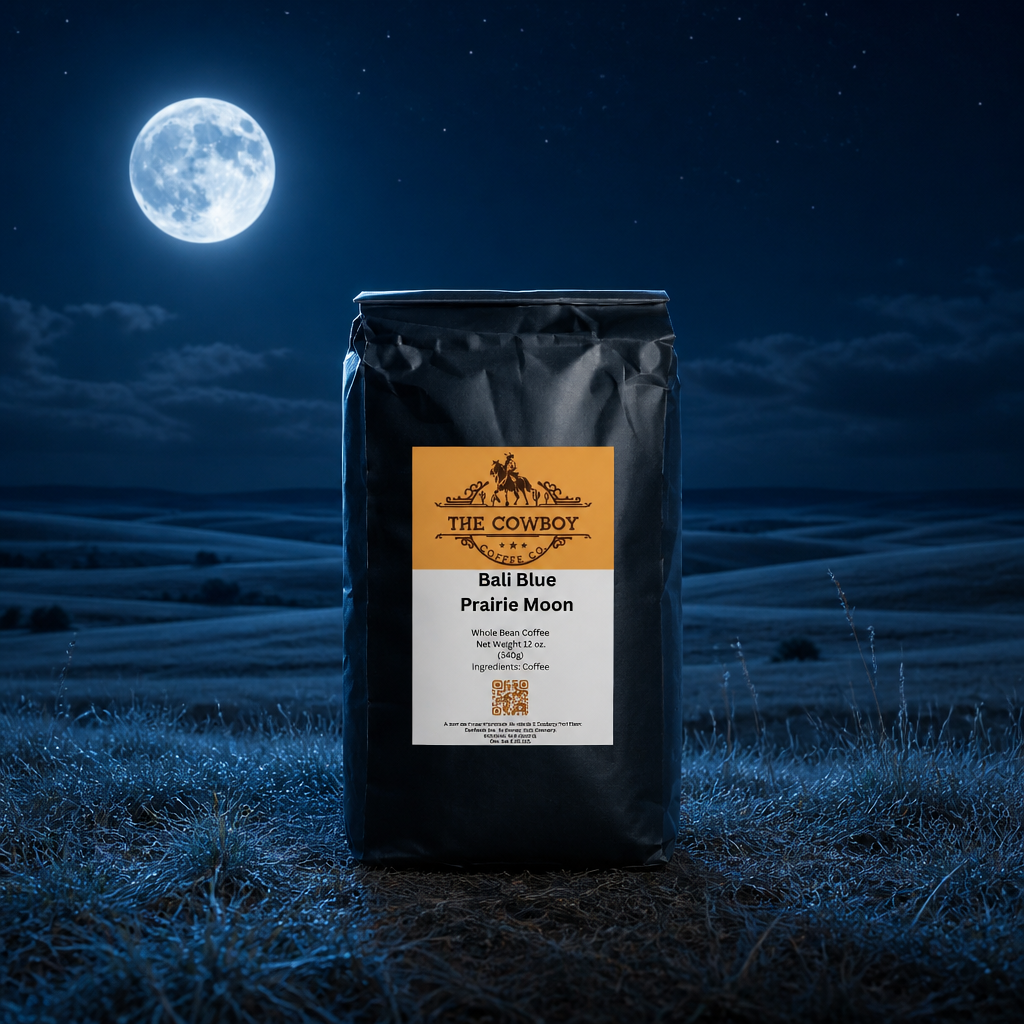 Bali Blue Prairie Moon Whole Bean 12 oz