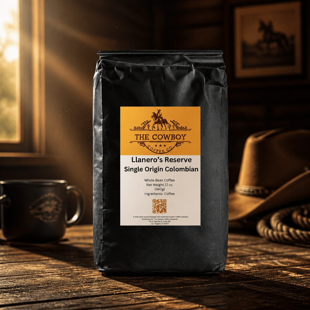 Llanero's Reserve Colombian Medium Roast Whole Bean 12 oz.
