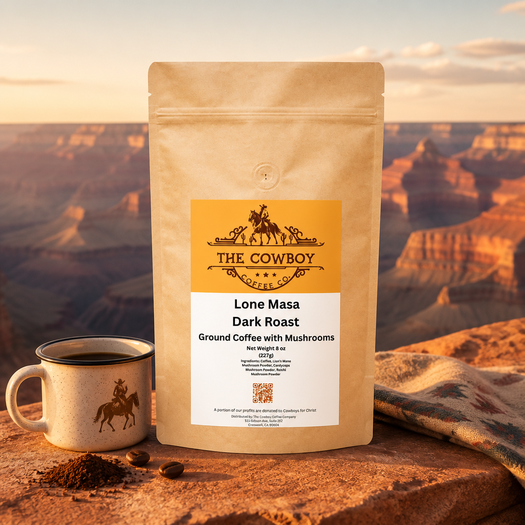 Lone Masa Coffee with Mushrooms Dark Roast