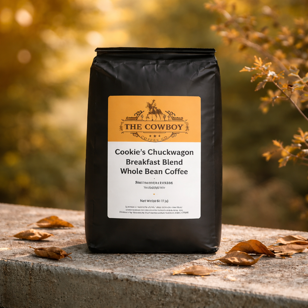 Cookie's Chuckwagon Breakfast Blend Whole Bean 12 oz