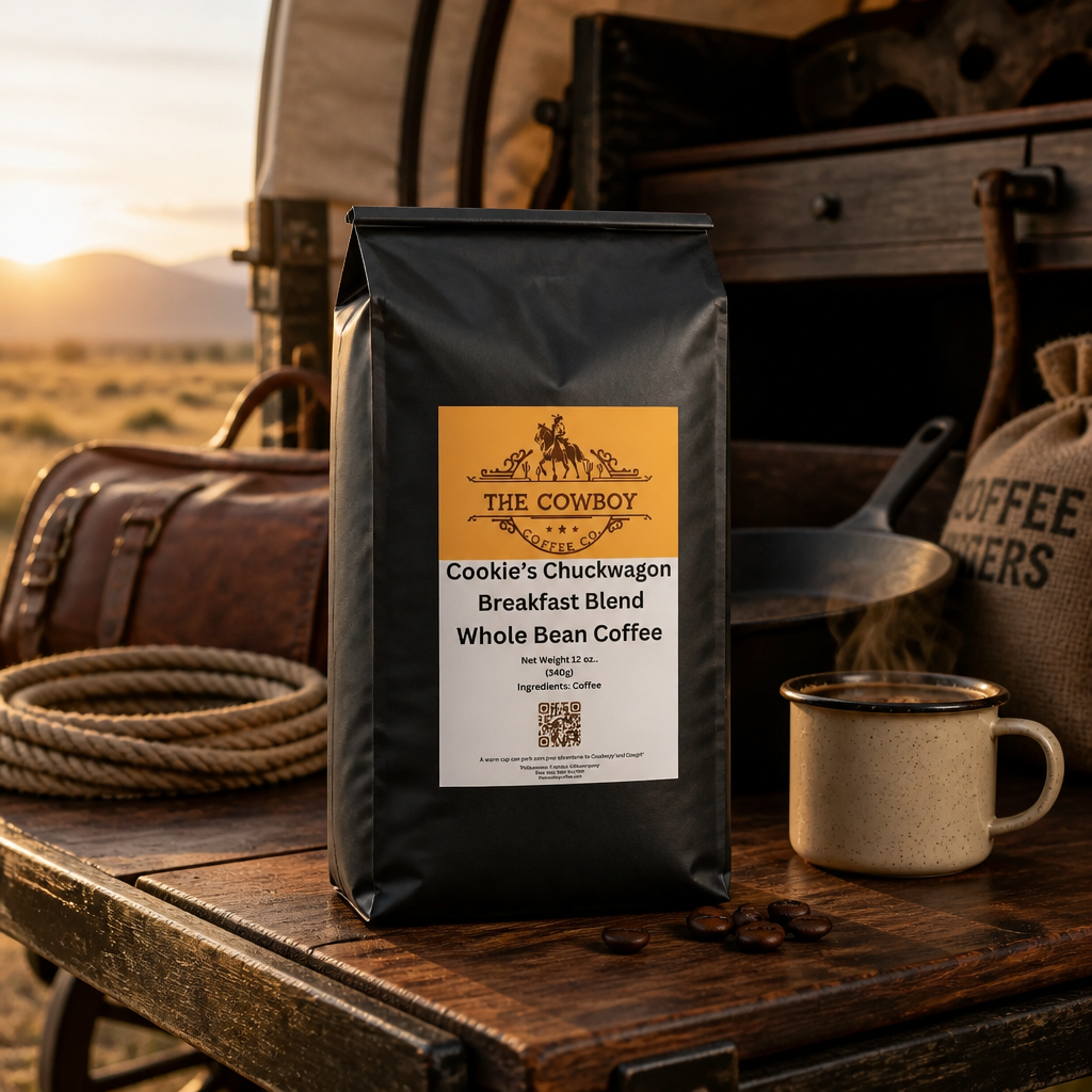 Cookie's Chuckwagon Breakfast Blend Whole Bean 12 oz.